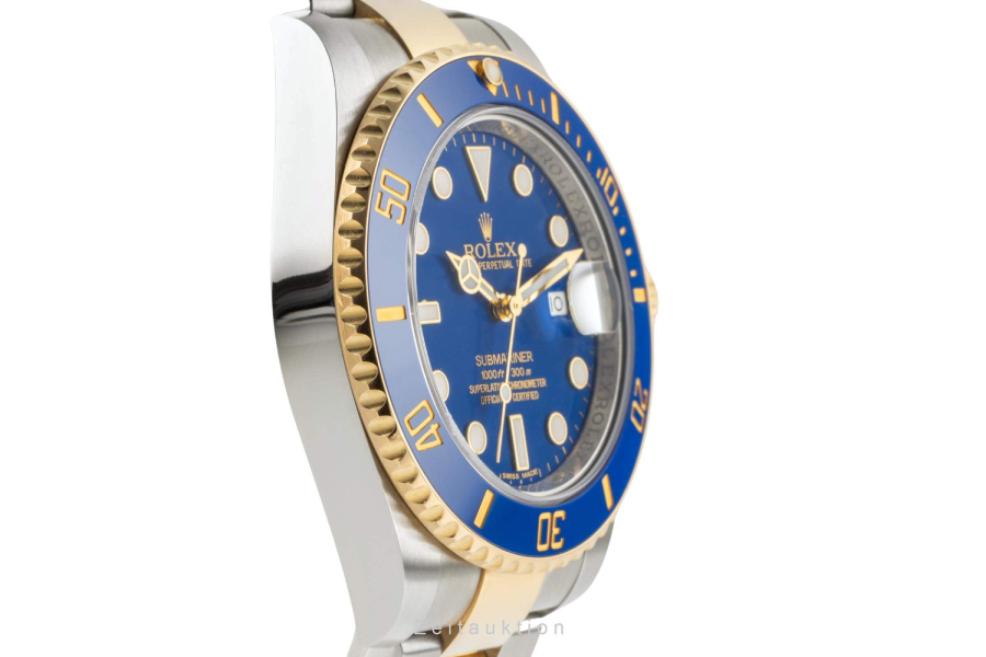 Superclone Rolex Submariner 40mm Blue Dial 116613LB Bluesy - Image 3
