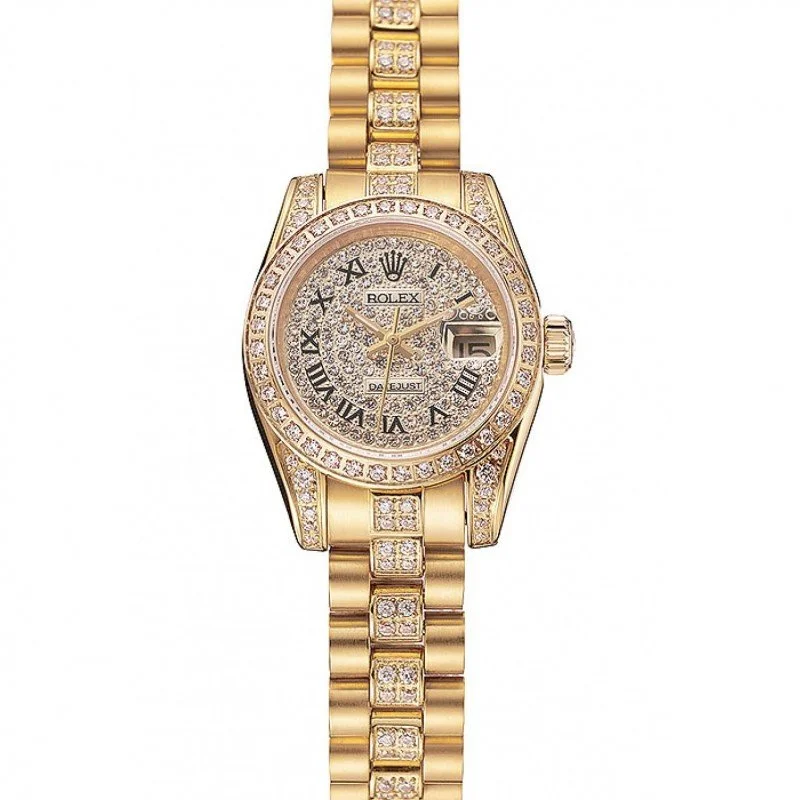 Superclone Rolex Datejust 21mm Gold Dial 1453955 - Image 2