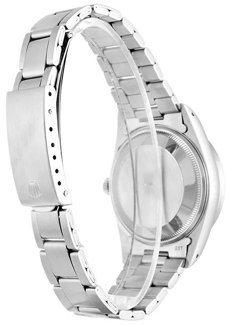 Rolex Oyster Perpetual Date 34mm Silver Dial 15210 - Image 3