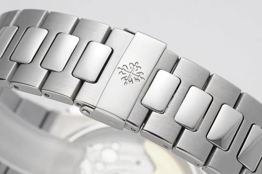 Patek Philippe 5980 Silver Black Watch - Image 8