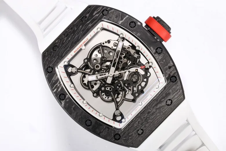 Richard Mille RM055 Black Carbon Fiber Watch - Image 4