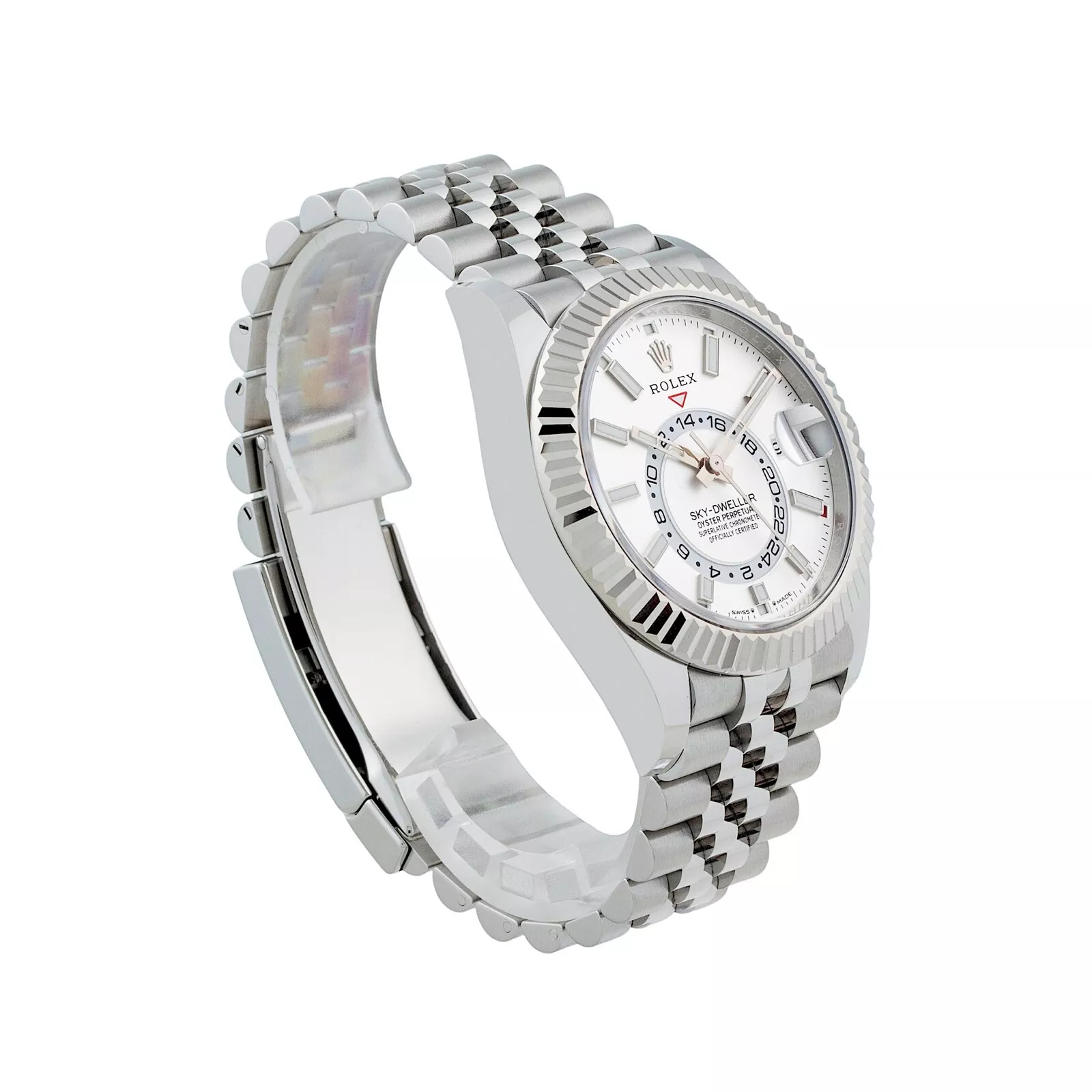 Superclone Rolex Sky-Dweller 42 mm Intense white Dial 336934 Jubilee - Image 5