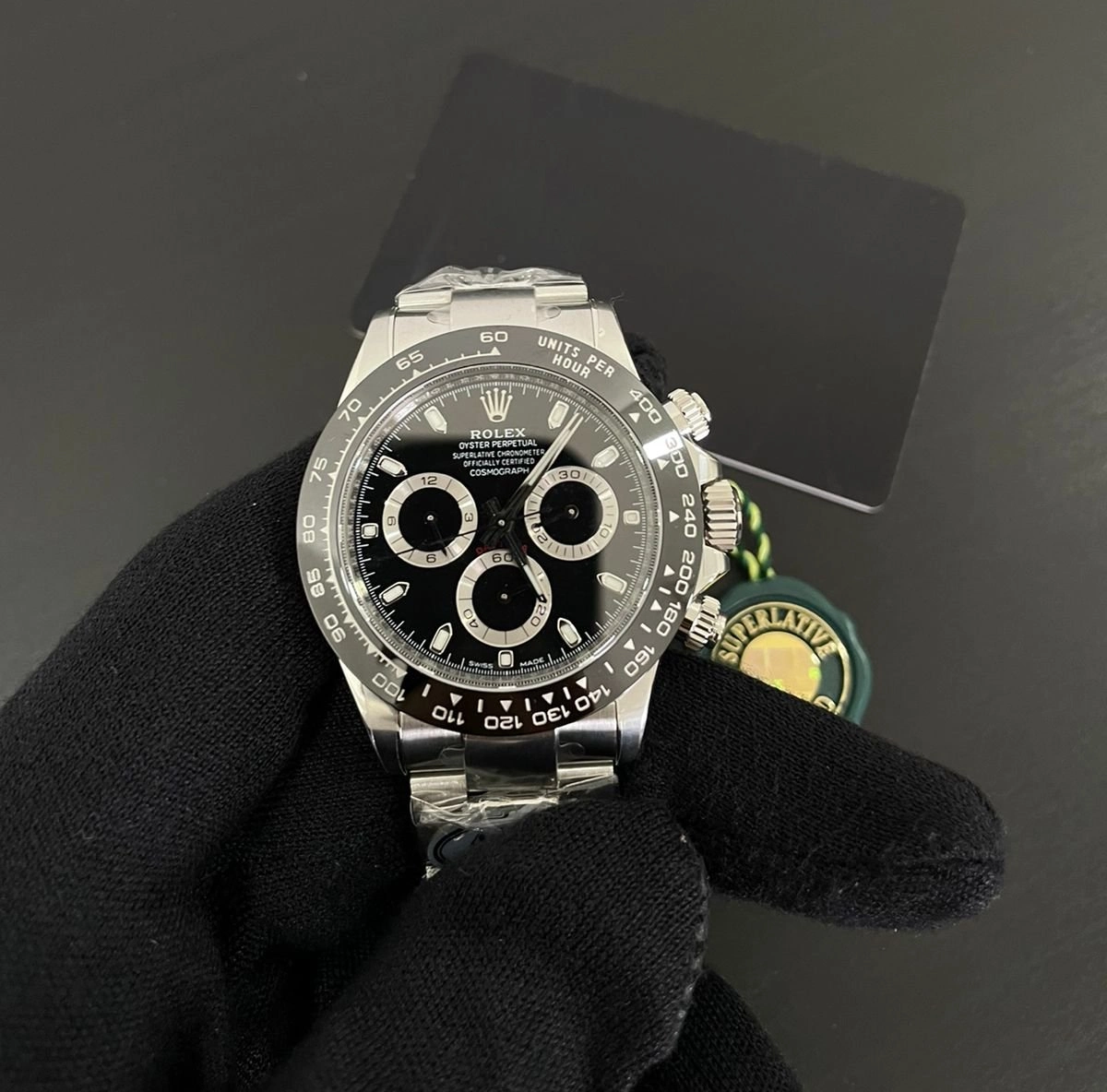 Superclone Rolex Daytona Reverse Panda Black Dial 116500LN - Image 2