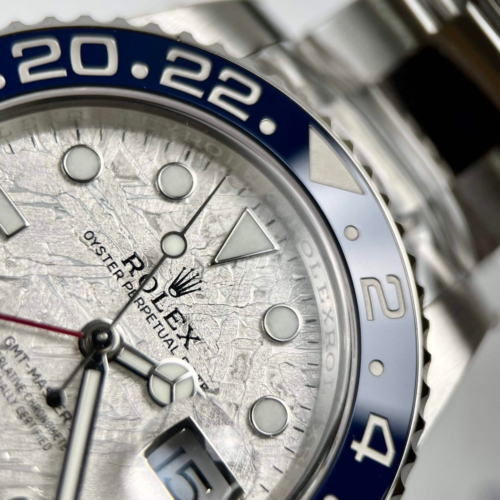 Superclone Rolex GMT-Master II Meteorite Dial 126719BLRO Superman Oyster - Image 7