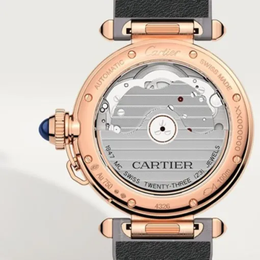 Cartier Pasha de Cartier Women Automatic Silver Alligator Watch WGPA0014 - Image 4