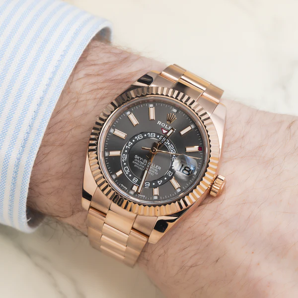 Superclone Rolex Sky-Dweller 42 mm Slate Dial Oyster 336935 - Image 2