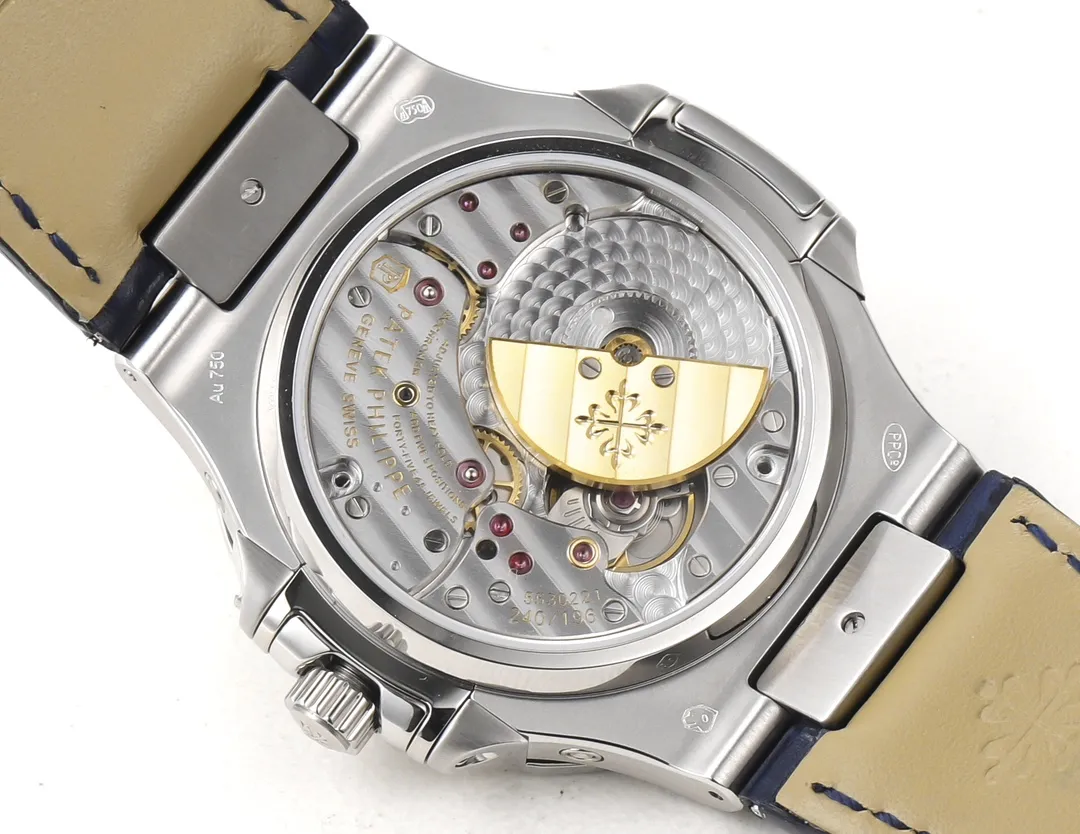 Patek Philippe Blue Nautilus Perpetual Watch - Image 8