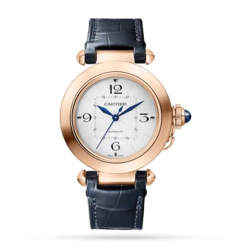 Cartier Pasha de Cartier Women Automatic Silver Alligator Watch WGPA0014 - Image 2
