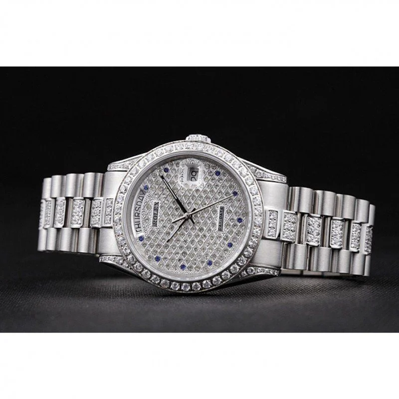 Superclone Rolex Day-Date 37mm Diamond Dial 621612 - Image 5