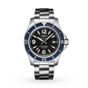 Breitling Superocean Men Automatic Black Stainless Steel Watch A173678A1B1A1