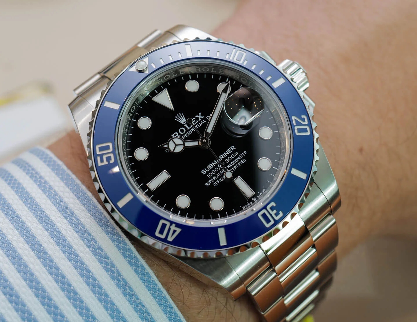 Superclone Rolex Submariner Cookie Monster 41mm Black Dial 126619LB - Image 6