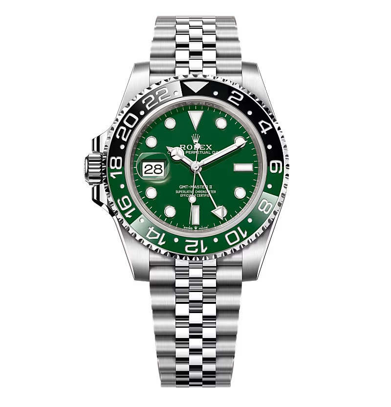 Superclone Rolex GMT-Master II 40 mm 126729VTNR Jubilee Absinthe