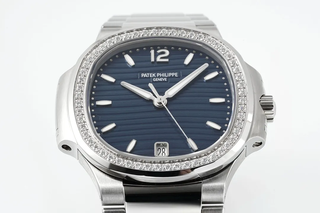 Patek Philippe Blue Nautilus Ladies Watch - Image 3