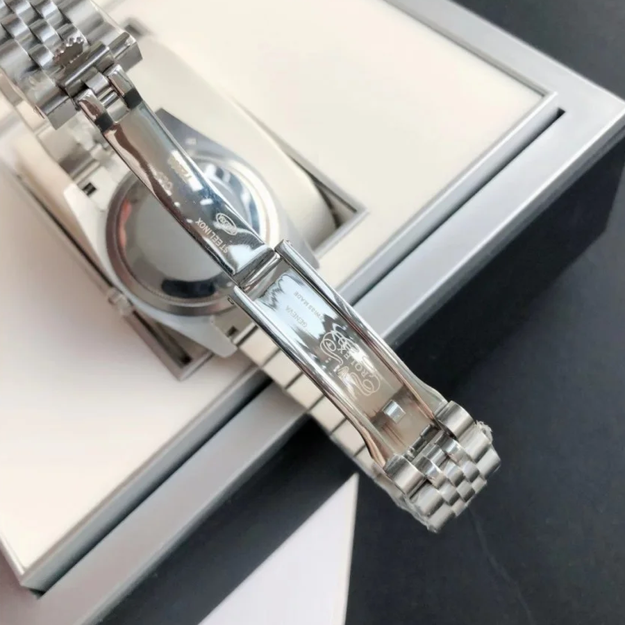 Couple Watches Rolex Datejust 36/28mm SS/SS Jub White/Dial - Image 6