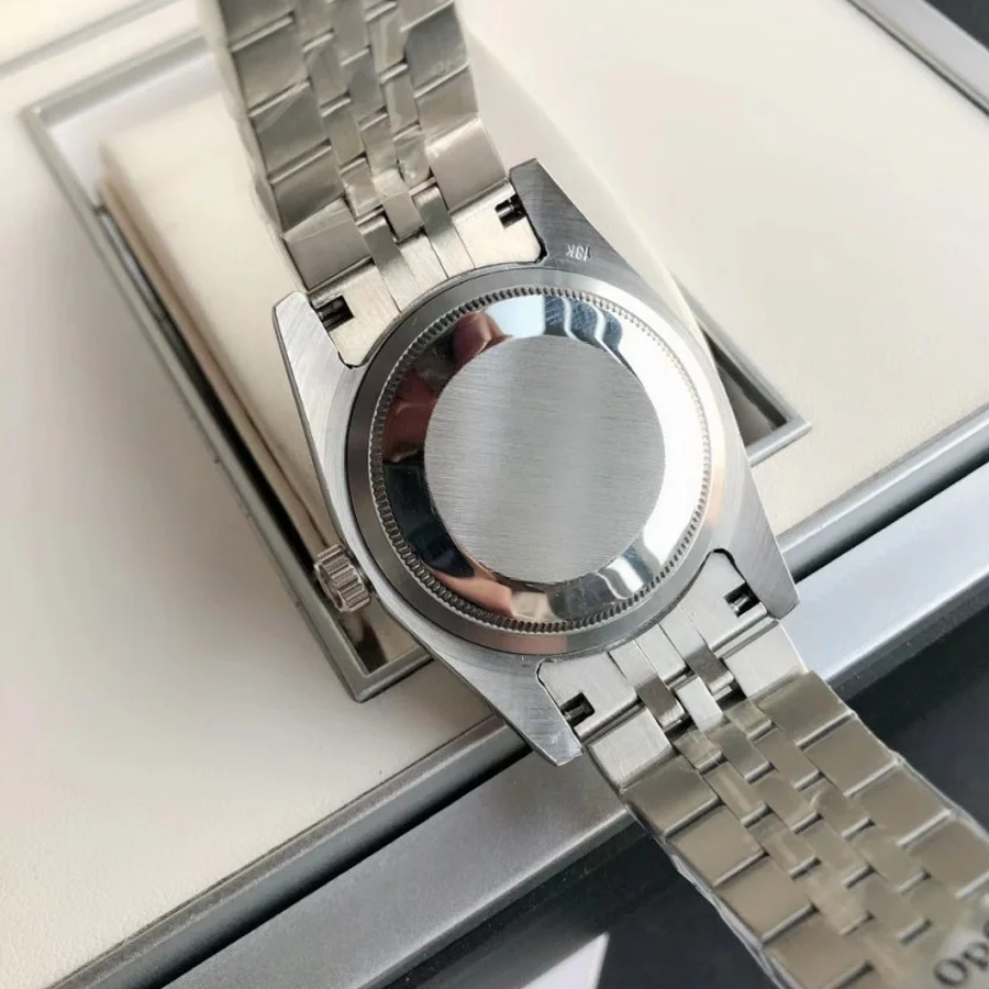Couple Watches Rolex Datejust 36/28mm SS/SS Jub White/Dial - Image 8