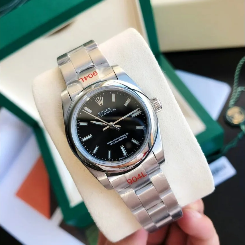 Couple Watches Rolex Oyster Perpetual 31/41mm SS/SS Black/Stk - Image 3