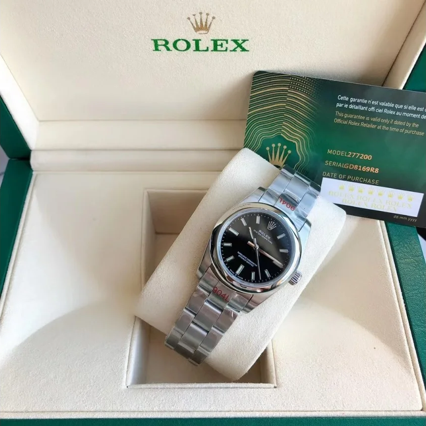Couple Watches Rolex Oyster Perpetual 31/41mm SS/SS Black/Stk - Image 5