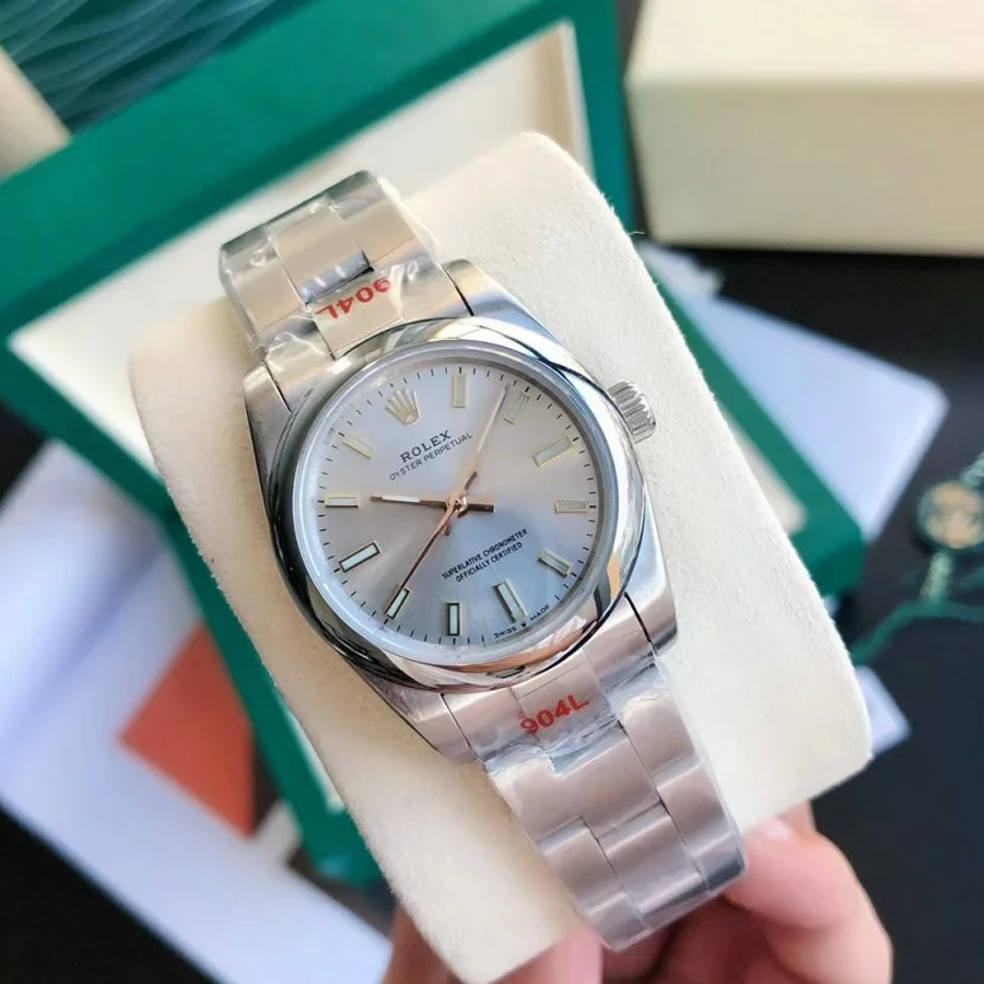 Couple Watches Rolex Oyster Perpetual 31/41mm SS/SS Sliver/Stk - Image 2