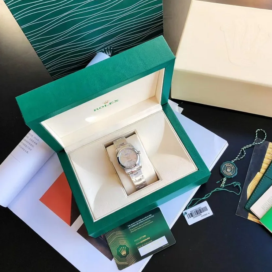 Couple Watches Rolex Oyster Perpetual 31/41mm SS/SS Sliver/Stk - Image 4