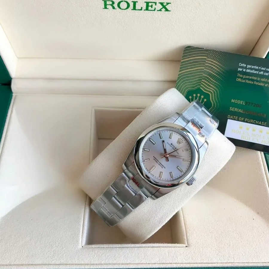 Couple Watches Rolex Oyster Perpetual 31/41mm SS/SS Sliver/Stk - Image 5