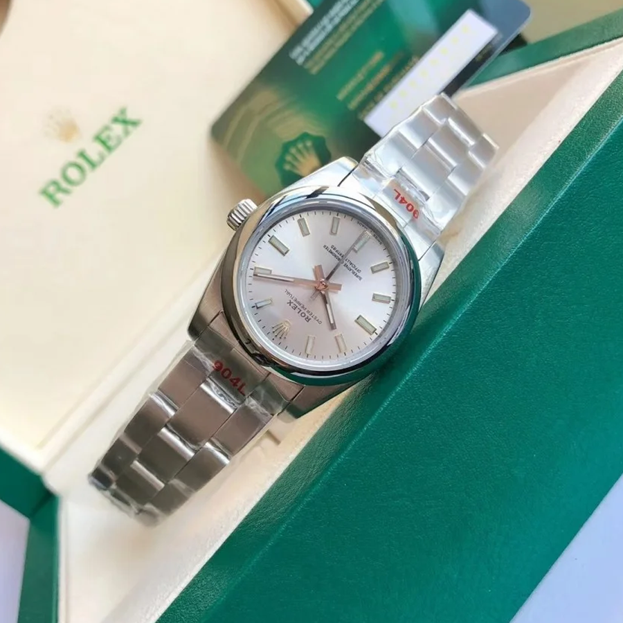 Couple Watches Rolex Oyster Perpetual 31/41mm SS/SS Sliver/Stk - Image 7
