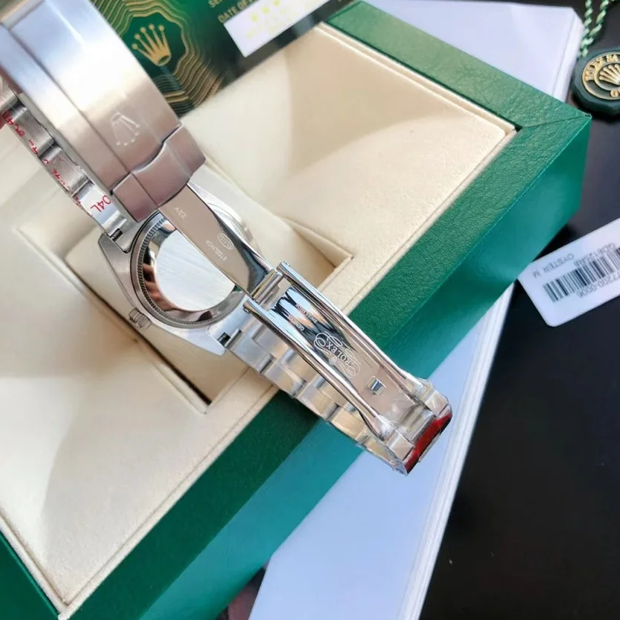 Couple Watches Rolex Oyster Perpetual 31/41mm SS/SS Green/Stk - Image 6